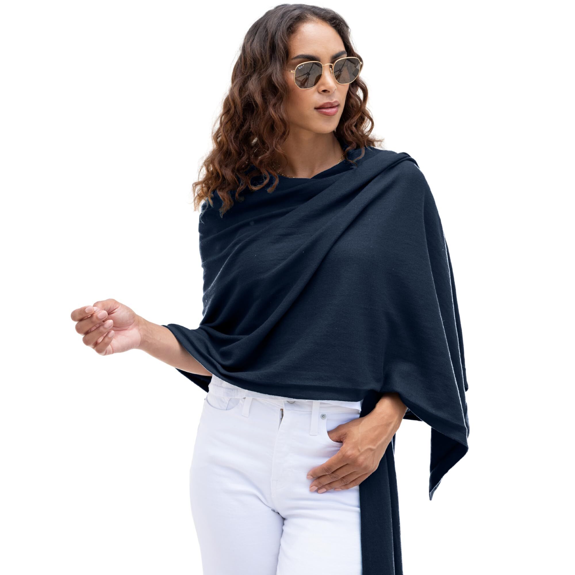 4925 Dreamsoft Travel Scarf, Wrap And Shawl, Organic Cotton, Oxford